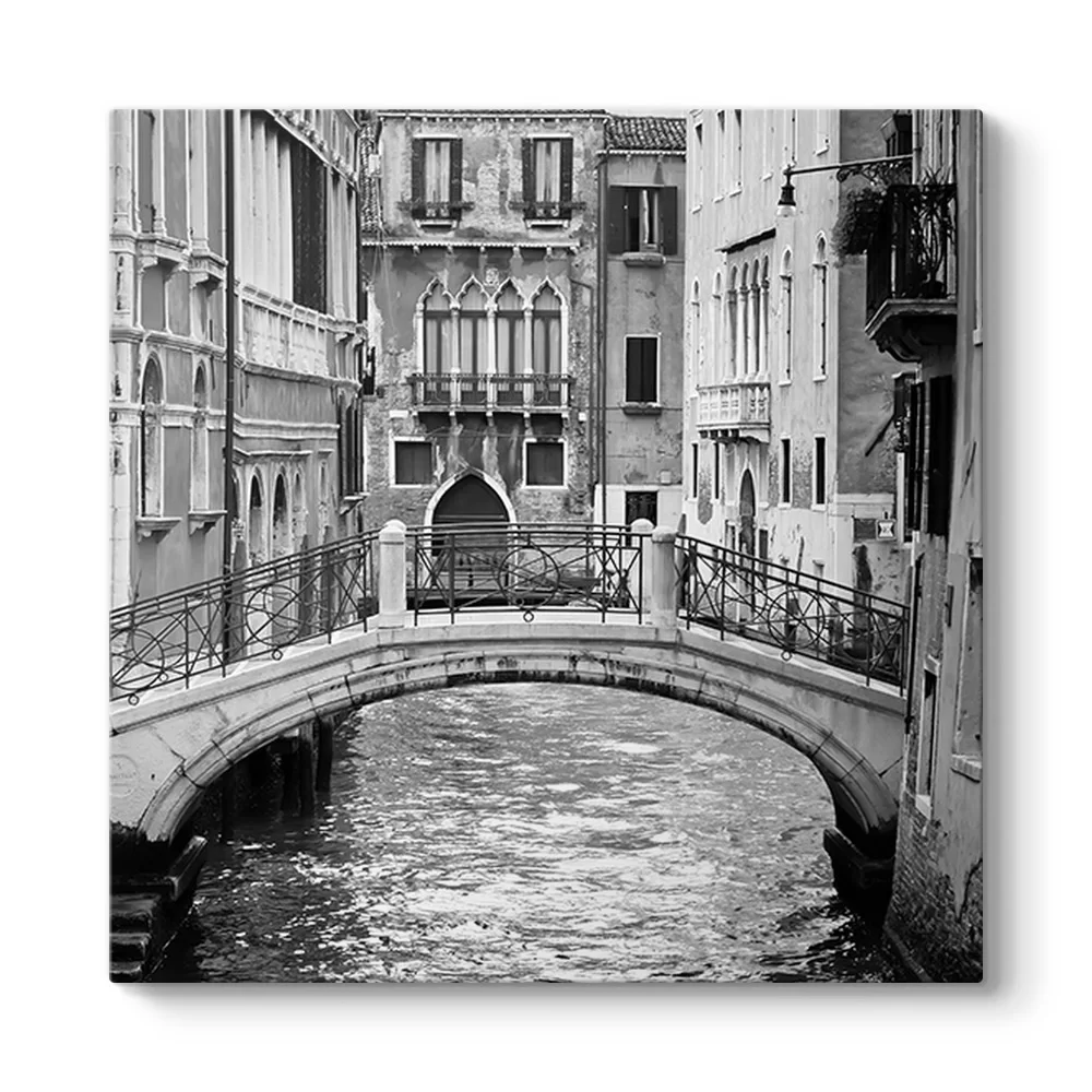 Venezia Black White Tablo - Model 3